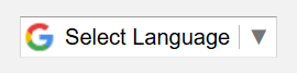 Language select dropdown